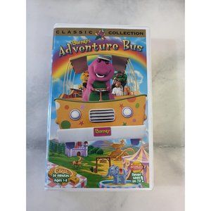 Vintage Barney's Adventure Bus VHS